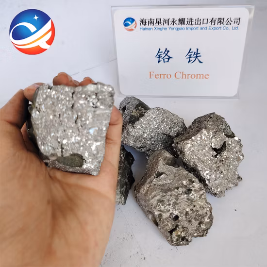 格安価格 Fecr 60 低炭素高炭素粉末 ゴツゴツしたフェロ クロム フェロ クローム 販売用 10mm